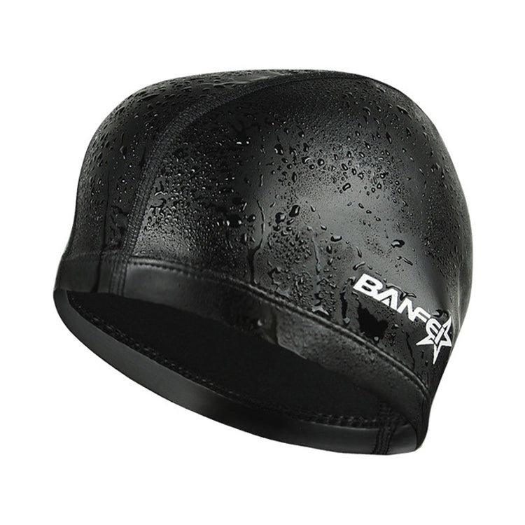 Cuffia da nuoto impermeabile comoda rivestita in PU unisex per adulti, PU Coated (Red), PU Coated (Black), PU Coated (Silver Grey), PU Coated (Royal Blue), PU Coated (Dark Blue), PU Coated (Lack Blue), PU Coated (Rose Red), PU Coated (Pink)