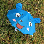 Ombrello per bambini simpatico cartone animato da 5 pezzi Ombrello animale creativo con manico lungo