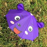 Ombrello per bambini simpatico cartone animato da 5 pezzi Ombrello animale creativo con manico lungo