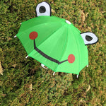 Ombrello per bambini simpatico cartone animato da 5 pezzi Ombrello animale creativo con manico lungo
