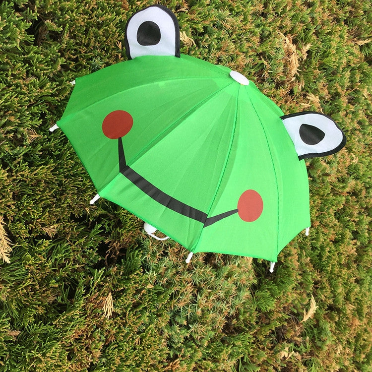 Ombrello per bambini simpatico cartone animato da 5 pezzi Ombrello animale creativo con manico lungo