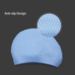 Cuffia da nuoto in silicone antiscivolo ad alta elasticità con particelle ispessite, Particles Swimming Cap(White), Particles Swimming Cap(Black), Particles Swimming Cap(Pink), Particles Swimming Cap(Purple)