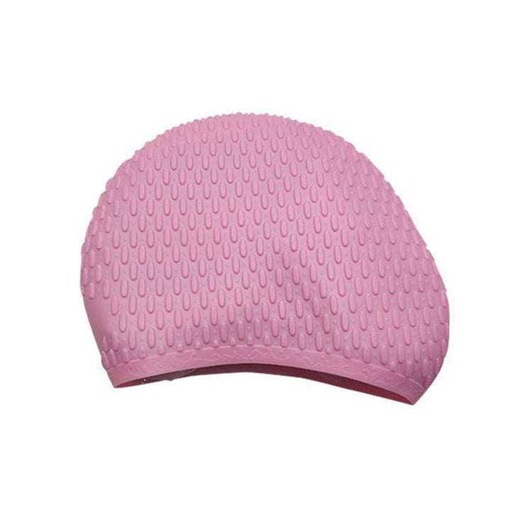 Cuffia da nuoto in silicone antiscivolo ad alta elasticità con particelle ispessite, Particles Swimming Cap(White), Particles Swimming Cap(Black), Particles Swimming Cap(Pink), Particles Swimming Cap(Purple)