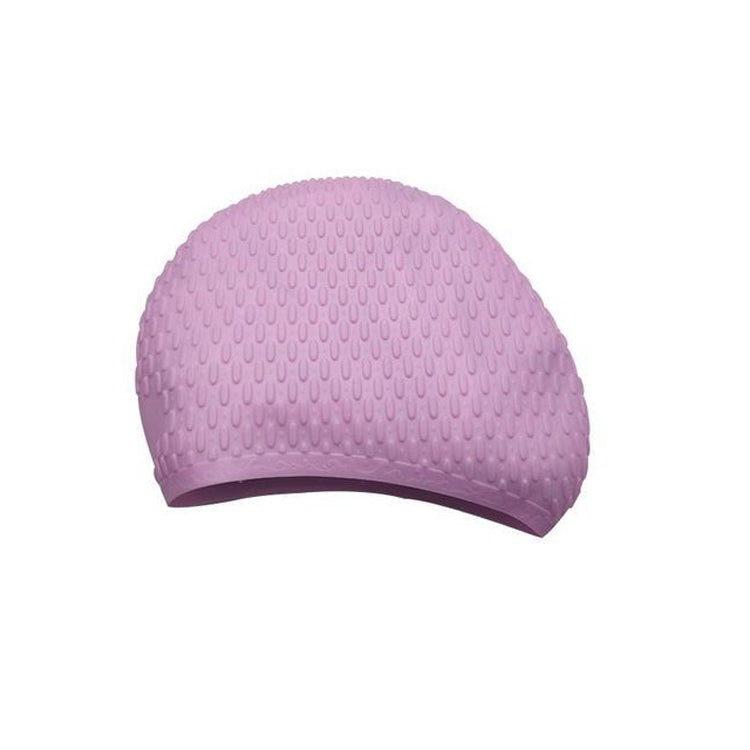 Cuffia da nuoto in silicone antiscivolo ad alta elasticità con particelle ispessite, Particles Swimming Cap(White), Particles Swimming Cap(Black), Particles Swimming Cap(Pink), Particles Swimming Cap(Purple)