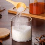Forniture da cucina per barattoli di condimento trasparenti creativi in borosilicato, Spoon, Single Glass Jar, One Sets