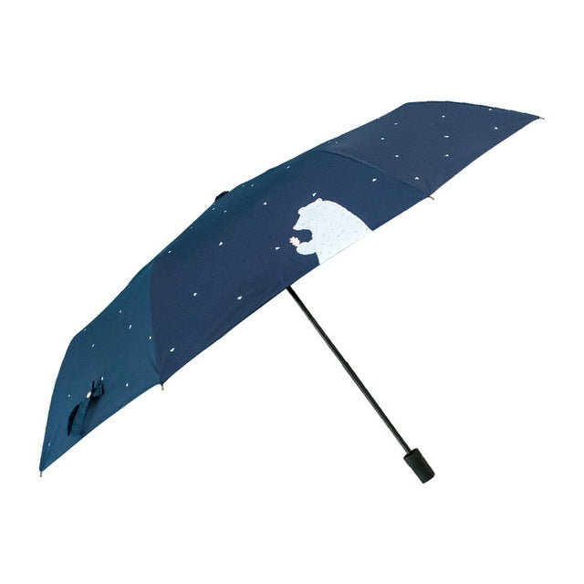 Ombrello pieghevole mini tascabile con ombrello anti-UV