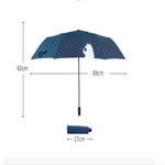 Ombrello pieghevole mini tascabile con ombrello anti-UV