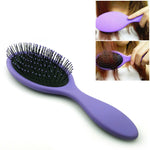 Spazzola per capelli morbida da donna, acconciature da salone, pettine, spazzole per massaggio del cuoio capelluto asciutto e bagnato