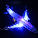 Modello di aeroplano Giocattoli Electric Flash Music Plane Giocattolo per bambini Regalo di aerei fai-da-te