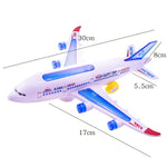 Modello di aeroplano Giocattoli Electric Flash Music Plane Giocattolo per bambini Regalo di aerei fai-da-te