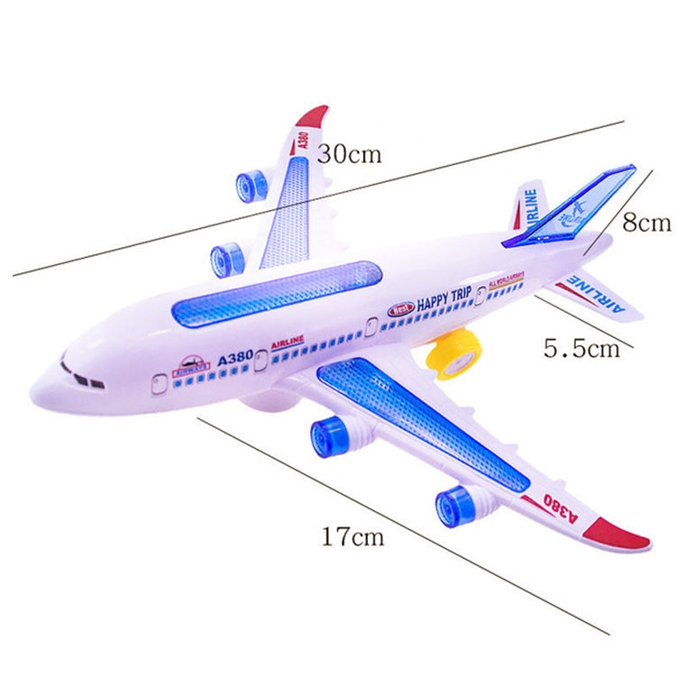 Modello di aeroplano Giocattoli Electric Flash Music Plane Giocattolo per bambini Regalo di aerei fai-da-te