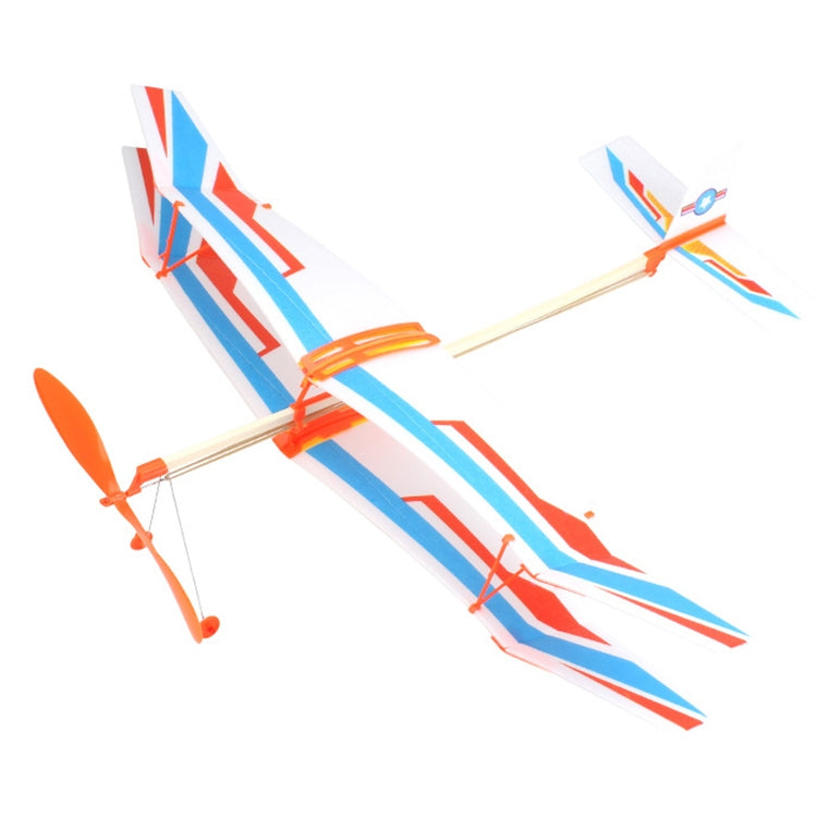 Fai da te assemblare i giocattoli educativi del giocattolo dell'aeroplano dell'aliante del modello alimentato in gomma, consegna in stile casuale, Plane Glider Toy