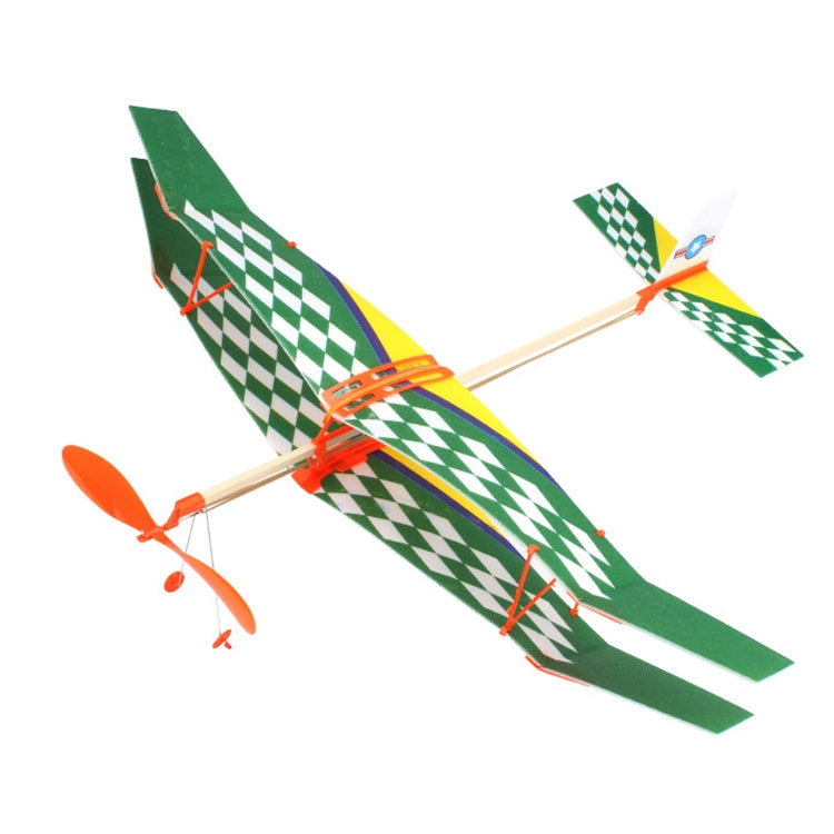 Fai da te assemblare i giocattoli educativi del giocattolo dell'aeroplano dell'aliante del modello alimentato in gomma, consegna in stile casuale, Plane Glider Toy