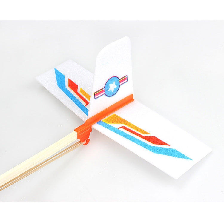 Fai da te assemblare i giocattoli educativi del giocattolo dell'aeroplano dell'aliante del modello alimentato in gomma, consegna in stile casuale, Plane Glider Toy
