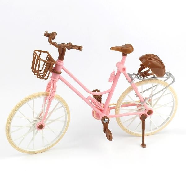 Casa delle bambole da 3 pezzi, bellissime ed eleganti biciclette giocattolo per bambini staccabili, 3 PCS Bicycles