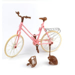 Casa delle bambole da 3 pezzi, bellissime ed eleganti biciclette giocattolo per bambini staccabili, 3 PCS Bicycles