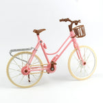 Casa delle bambole da 3 pezzi, bellissime ed eleganti biciclette giocattolo per bambini staccabili, 3 PCS Bicycles