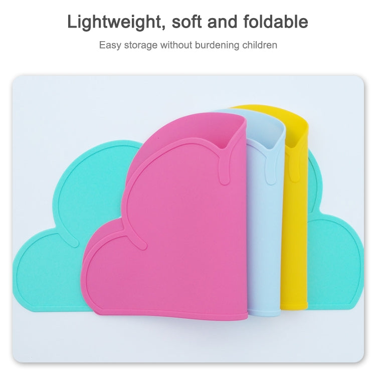 Tovaglietta in silicone per bambini, tovaglietta per studenti, protezione ambientale impermeabile, White, Black, Yellow, Blue, Green, Light Pink, Dark Gray, Light Blue, Light Green, Light Gray, Dark  Pink