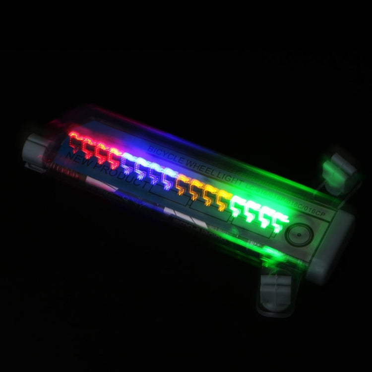 Bici da ciclismo Valvola per pneumatici per bicicletta 32 LED Flash Luce per ruote a raggi, 32 LED Wheel Light