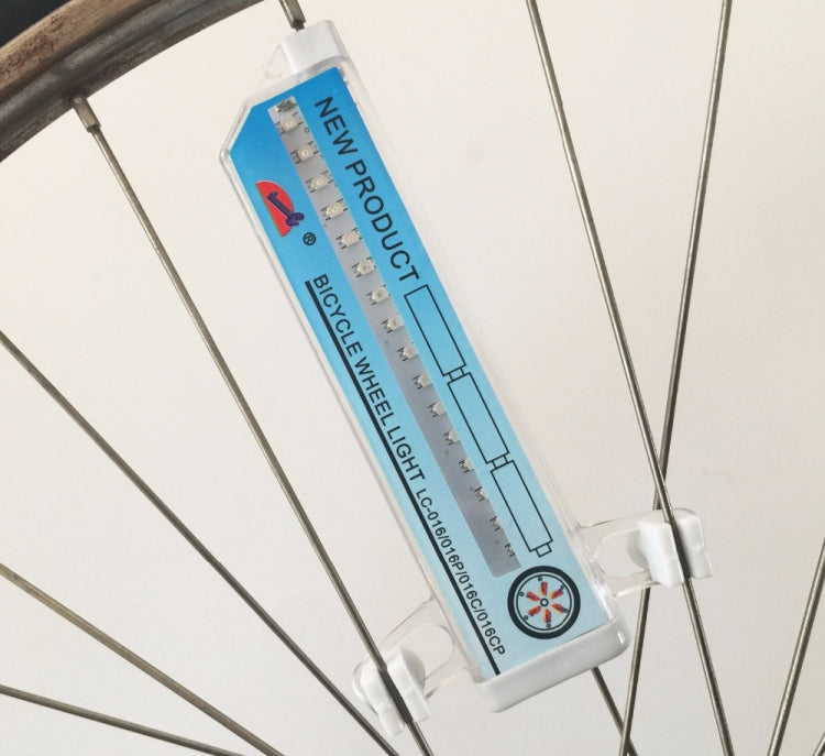 Bici da ciclismo Valvola per pneumatici per bicicletta 32 LED Flash Luce per ruote a raggi, 32 LED Wheel Light