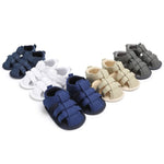 Scarpe da bambino in tela con fondo morbido per bambini, sandali traspiranti, 11cm, 12cm, 13cm