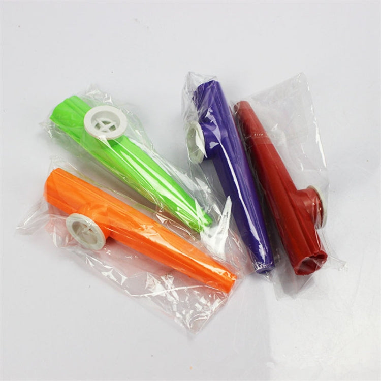 Strumento di accompagnamento per bambini Kazoo in plastica da 10 pezzi, consegna a colori casuale, 10PCS Kazoo