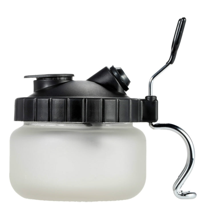 Modello di vaso per la pulizia dell'aerografo multifunzione, pompa ad aria, strumento per colorare la vernice spray, portapenne per bottiglia di raccolta dei rifiuti, 304ml Air Pump Spray Paint Bottle