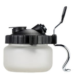 Modello di vaso per la pulizia dell'aerografo multifunzione, pompa ad aria, strumento per colorare la vernice spray, portapenne per bottiglia di raccolta dei rifiuti, 304ml Air Pump Spray Paint Bottle