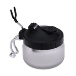 Modello di vaso per la pulizia dell'aerografo multifunzione, pompa ad aria, strumento per colorare la vernice spray, portapenne per bottiglia di raccolta dei rifiuti, 304ml Air Pump Spray Paint Bottle