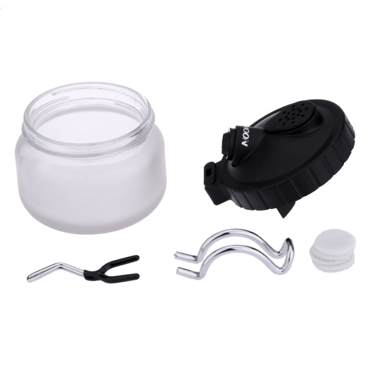 Modello di vaso per la pulizia dell'aerografo multifunzione, pompa ad aria, strumento per colorare la vernice spray, portapenne per bottiglia di raccolta dei rifiuti, 304ml Air Pump Spray Paint Bottle