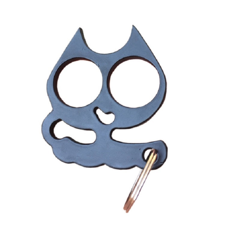 Portachiavi per autodifesa in metallo per esterni Kitty da 5 pezzi Strumento per rompere finestre per autodifesa per esterni, Cat Shape(Gold), Cat Shape(Silver), Cat Shape(Black)