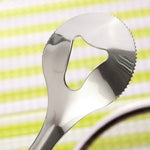 Cucchiaio a rete per scola alimenti fritti in acciaio inossidabile con clip, Net Spoon with Clip