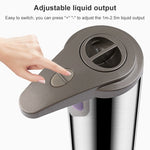 Dispenser automatico di sapone con sensore a infrarossi in acciaio inossidabile da 250 ml, 250ML