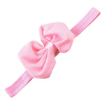 Copricapo per capelli per bambini con fiocco in chiffon con fascia per capelli da 2 pezzi