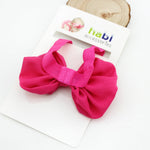 Copricapo per capelli per bambini con fiocco in chiffon con fascia per capelli da 2 pezzi