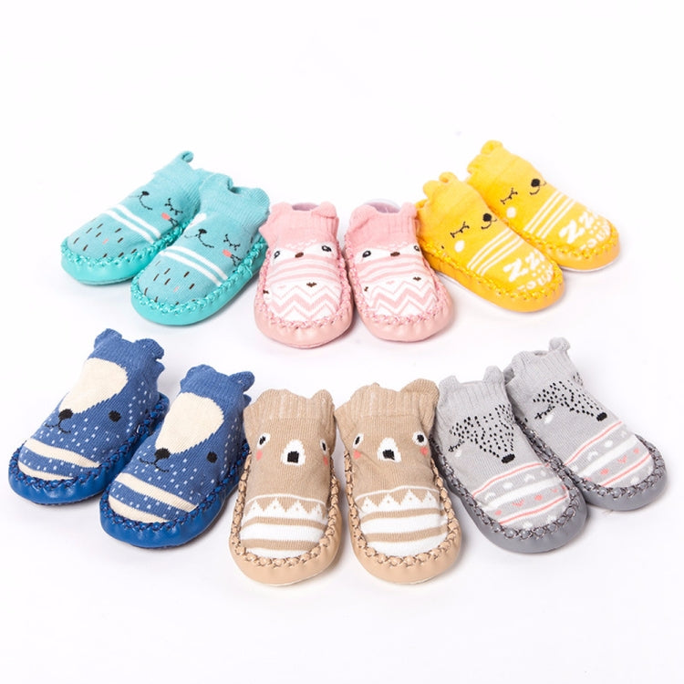 Calzini da pavimento antiscivolo in cotone per bambini, 11cm, 12cm, 13cm, 14cm