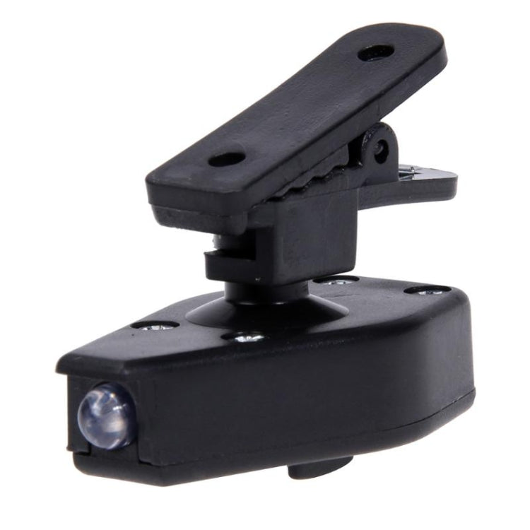Mini torcia a LED regolabile per occhiali con clip per luce da lettura