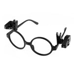 Mini torcia a LED regolabile per occhiali con clip per luce da lettura