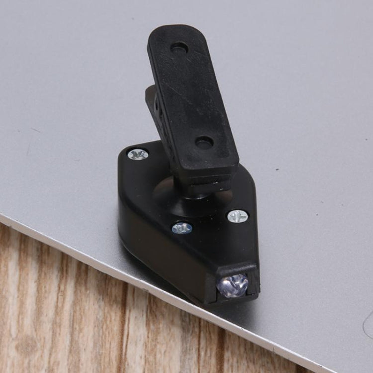 Mini torcia a LED regolabile per occhiali con clip per luce da lettura