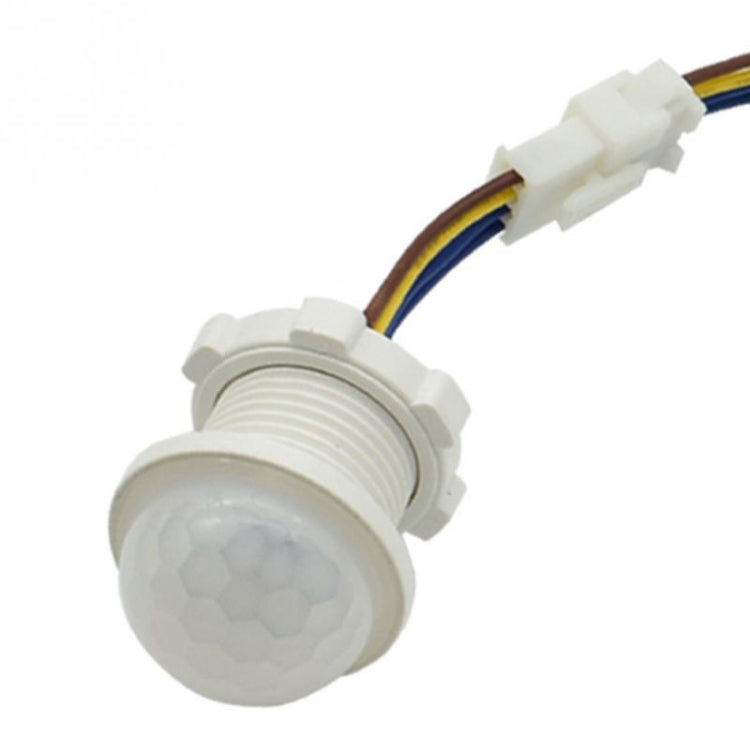 Sensore di movimento a luce infrarossa per interni ed esterni Interruttore PIR a ritardo di tempo Lampada da notte sensibile a LED, CA 220V