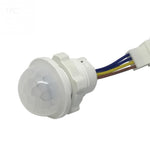 Sensore di movimento a luce infrarossa per interni ed esterni Interruttore PIR a ritardo di tempo Lampada da notte sensibile a LED, CA 220V