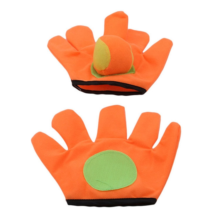 Set guanti peluche per catturare palline bambini S e L