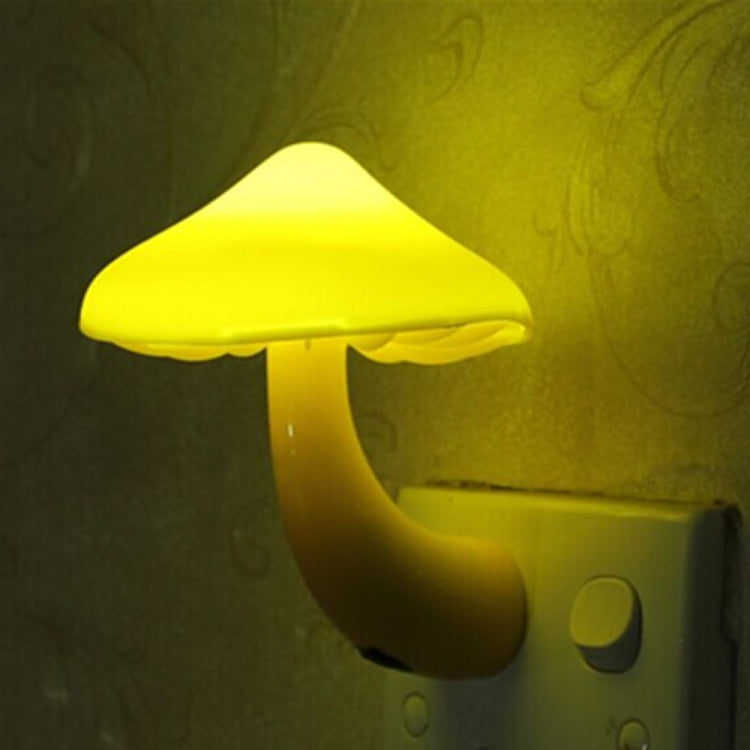 Lampada con presa a muro a fungo Sensore controllato dalla luce Luce notturna Camera da letto Decorazione domestica, US Plug