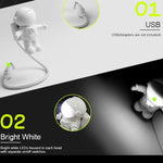Fantastico nuovo astronauta astronauta USB LED regolabile lampada da scrivania luce notturna per computer PC