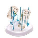 Stendino per biberon Asciugatrice per pulizia a forma di albero semplice Staccabile Utile porta ciuccio per capezzoli per tazza di latte per neonati, Infant Milk Cup Holder