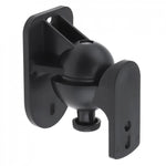 Staffa da parete girevole 45° per diffusori audio surround nera