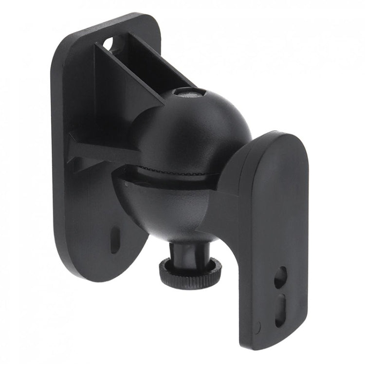 Staffa da parete girevole 45° per diffusori audio surround nera