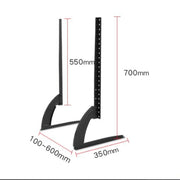 Supporto TV da tavolo universale regolabile in altezza da 35-72 pollici Supporto per TV LCD a schermo piatto