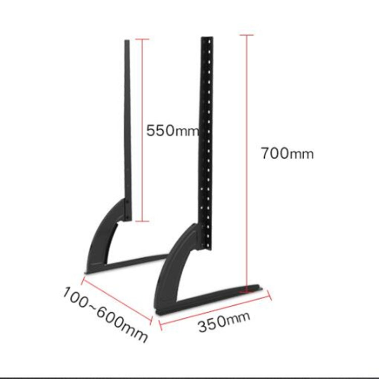 Supporto TV da tavolo universale regolabile in altezza da 35-72 pollici Supporto per TV LCD a schermo piatto