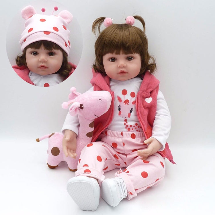 Bambola realistica in silicone 46 cm per bambina